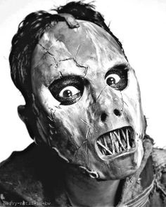 PaulGraySlipknot Paul Grey in black and white