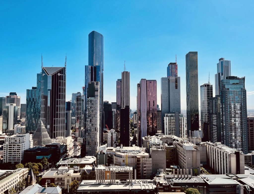 Photo of Melbourne skyline taken by me